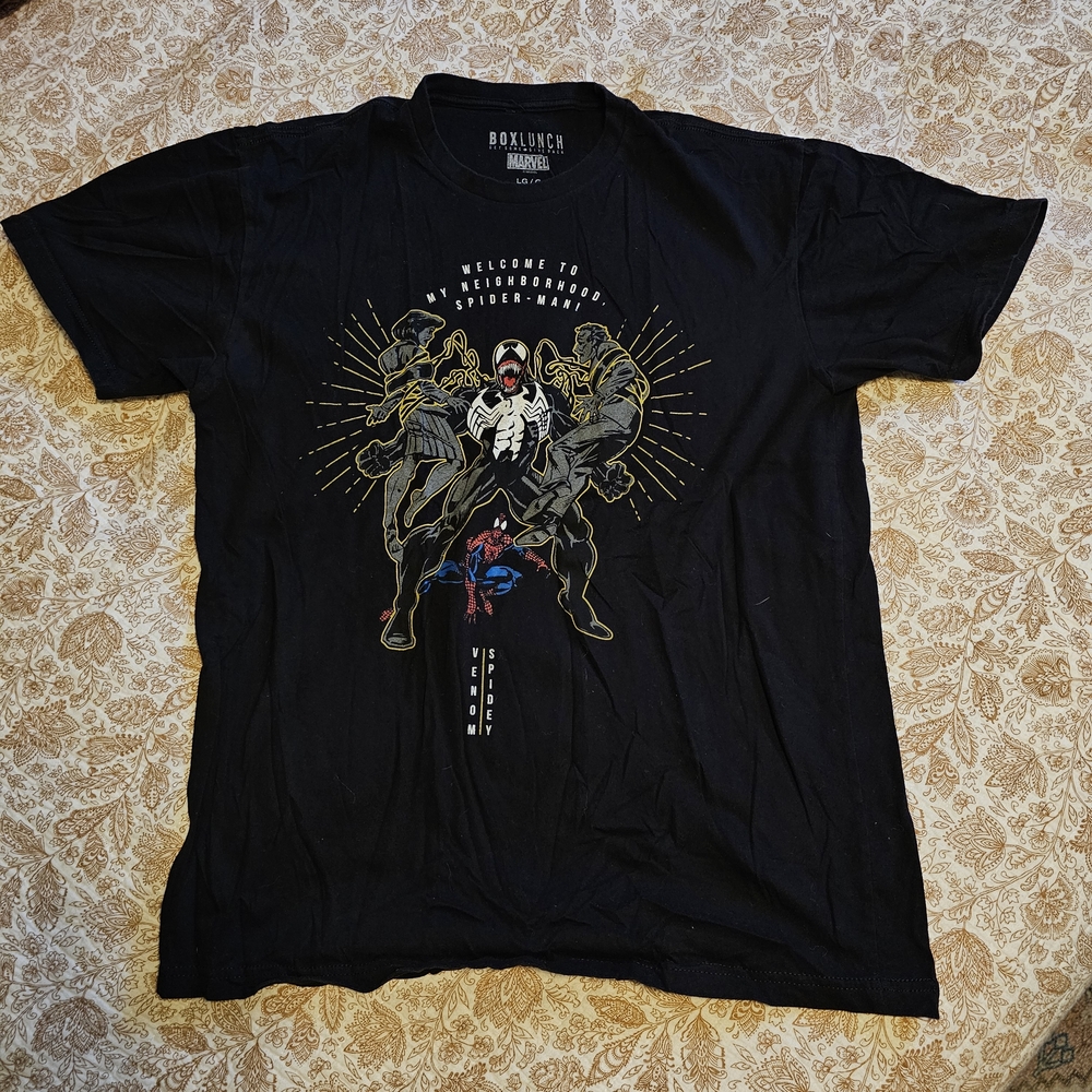 Marvel Black "Welcome To My Neighborhood" Spider-Man Graphic Tee